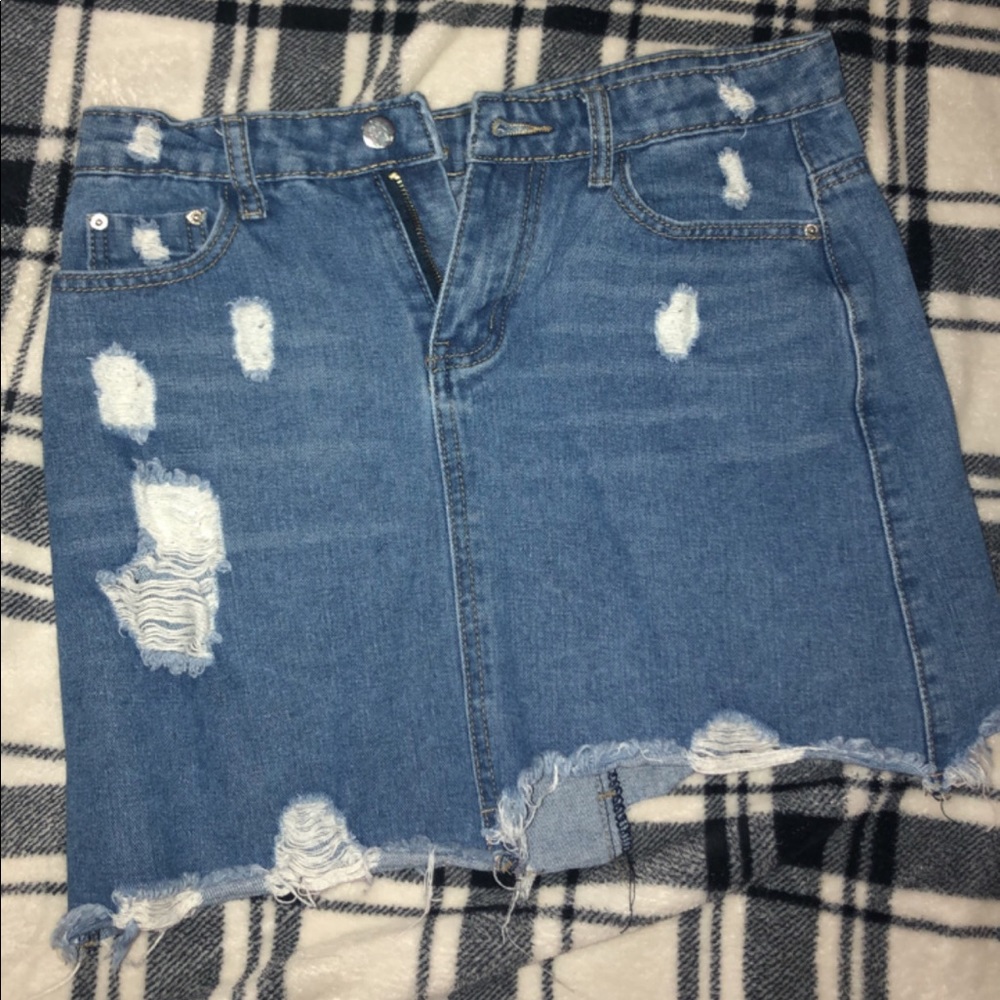 Denim skirt